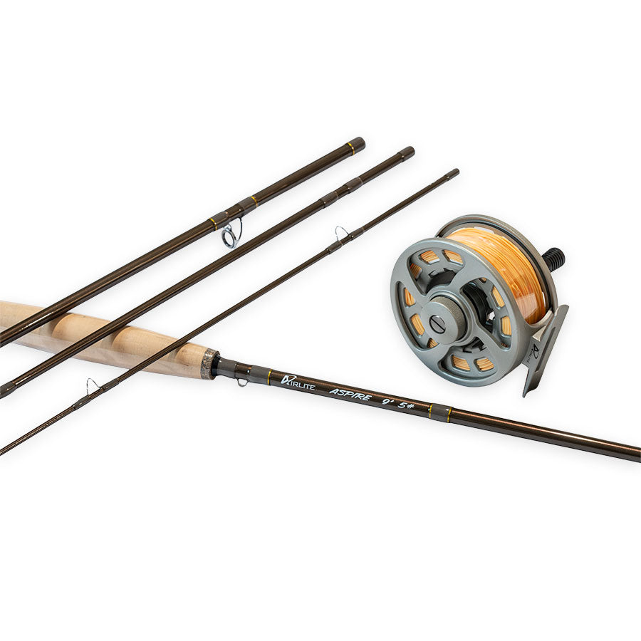 fly spinning rod combo - Patagonia Series II made fly line with loop and 9 mono leader. Wakeman Charter Series Fly Fishing
