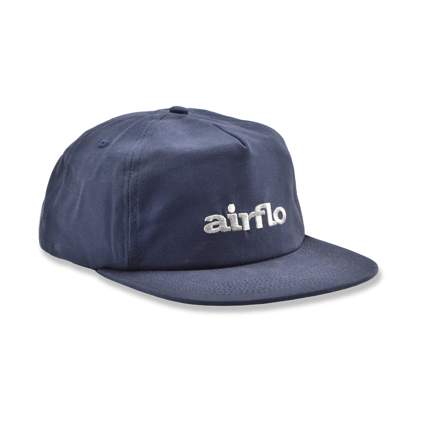 CANVAS FLAT BILL CAP - NAVY