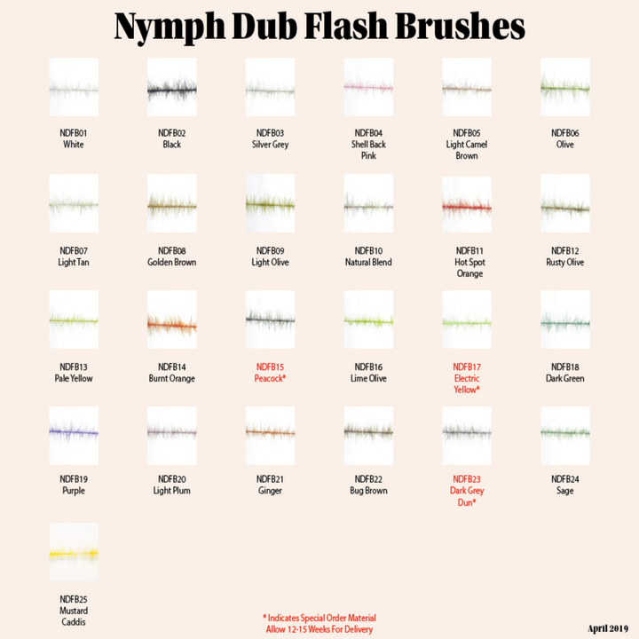 Nymph Dub Flash Brushes    SALE