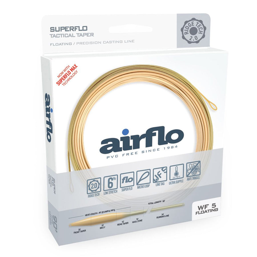 Superflo Ridge 2.0 Tactical Taper Fly Line | Airflo USA – Mayfly
