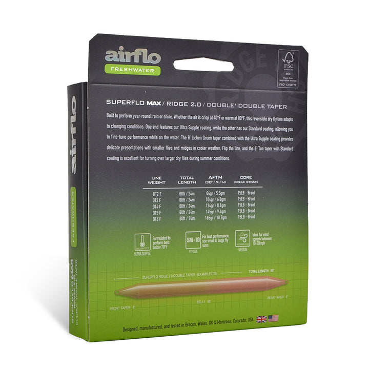 SUPERFLO MAX RIDGE 2.0 - DOUBLE' DOUBLE TAPER