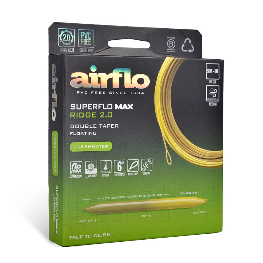 Superflo Max Ridge 2.0 Double Taper Fly Line | Airflo Fishing