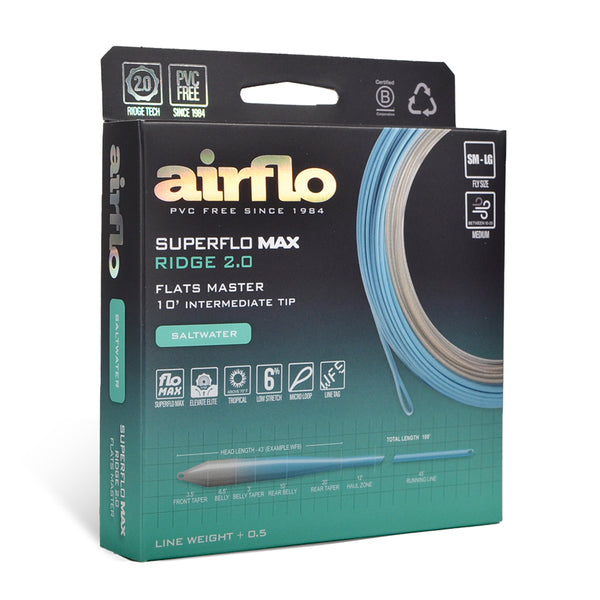 Superflo Max Ridge 2.0 Flats Master Fly Line | Airflo Fishing