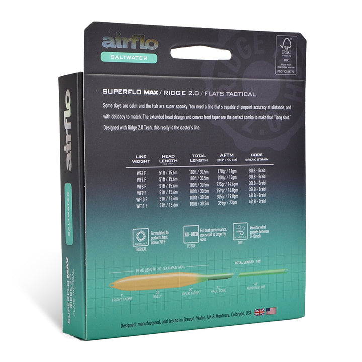 SUPERFLO MAX RIDGE 2.0 - FLATS TACTICAL