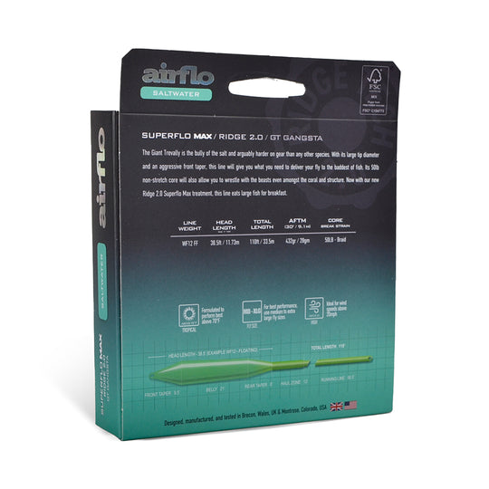 Superflo Max Ridge 2.0 GT Gangsta Fly Line | Airflo Fishing Products ...