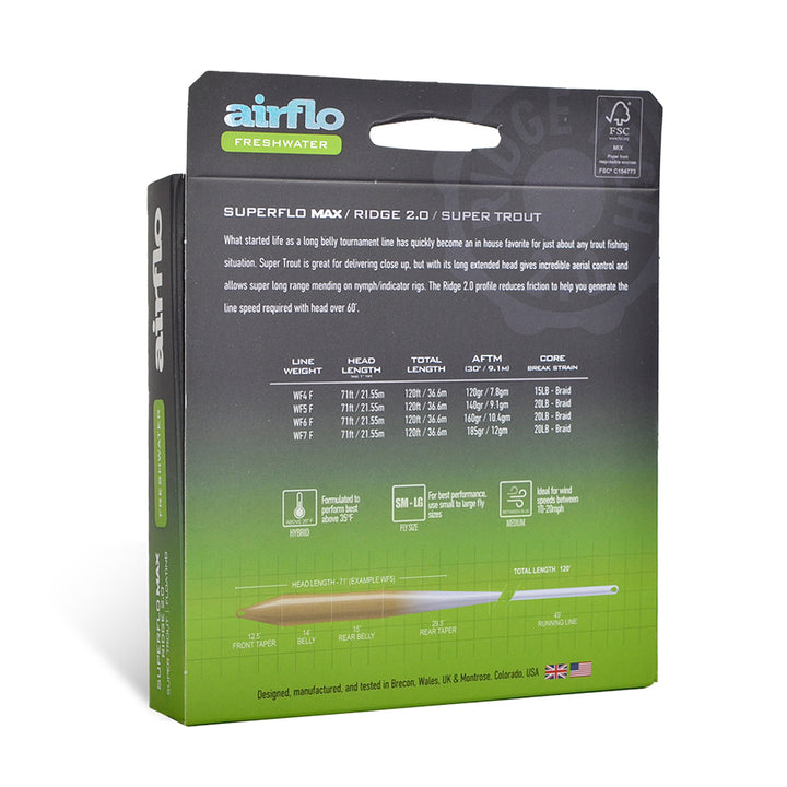 SUPERFLO MAX RIDGE 2.0 - SUPER TROUT