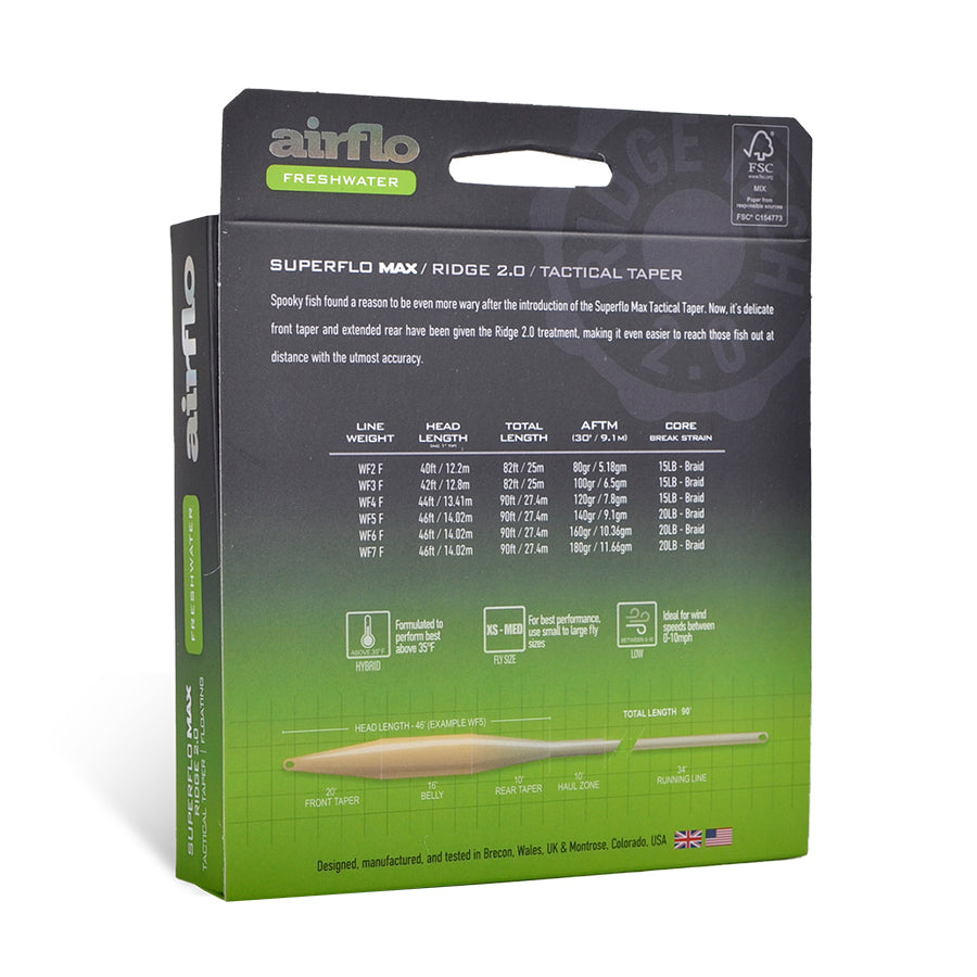 SUPERFLO MAX RIDGE 2.0 - TACTICAL TAPER