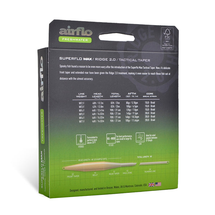 SUPERFLO MAX RIDGE 2.0 - TACTICAL TAPER