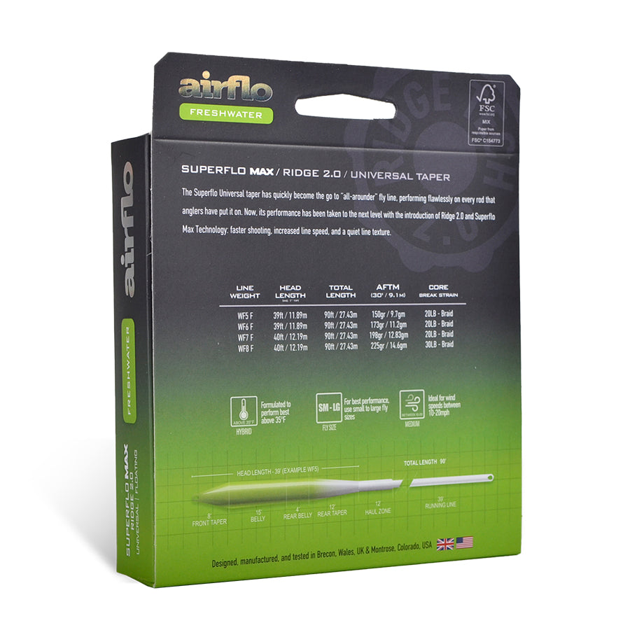 SUPERFLO MAX RIDGE 2.0 - UNIVERSAL TAPER