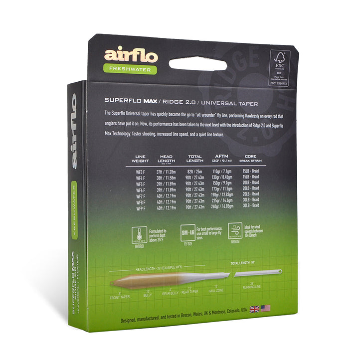 SUPERFLO MAX RIDGE 2.0 - UNIVERSAL TAPER