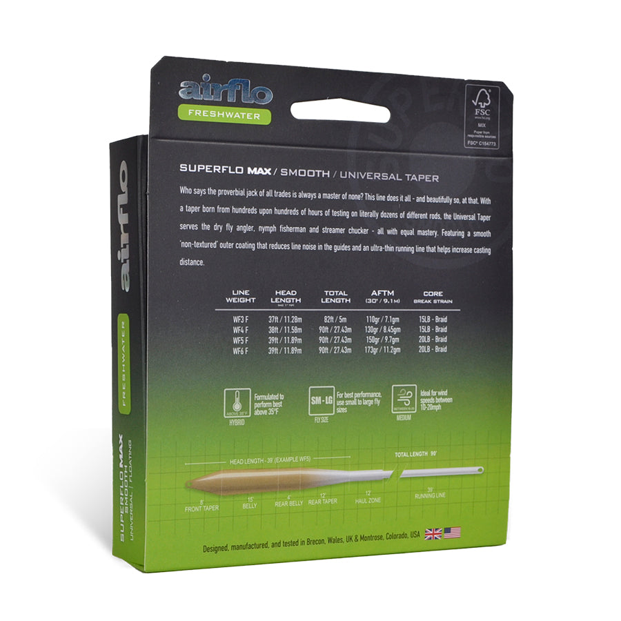 SUPERFLO MAX SMOOTH - UNIVERSAL TAPER