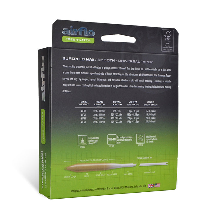 SUPERFLO MAX SMOOTH - UNIVERSAL TAPER