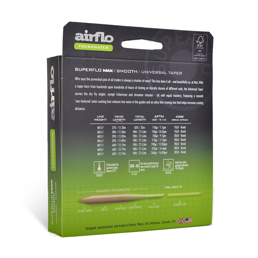 SUPERFLO MAX SMOOTH - UNIVERSAL TAPER