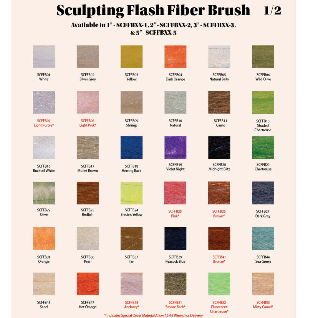 Sculpting Flash Fiber Brush 2" - SALE