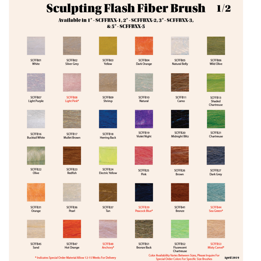 Sculpting Flash Fiber Brush 1" - SALE