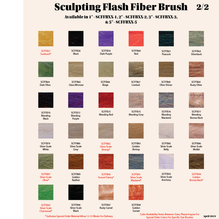 Sculpting Flash Fiber Brush 5" - Sale