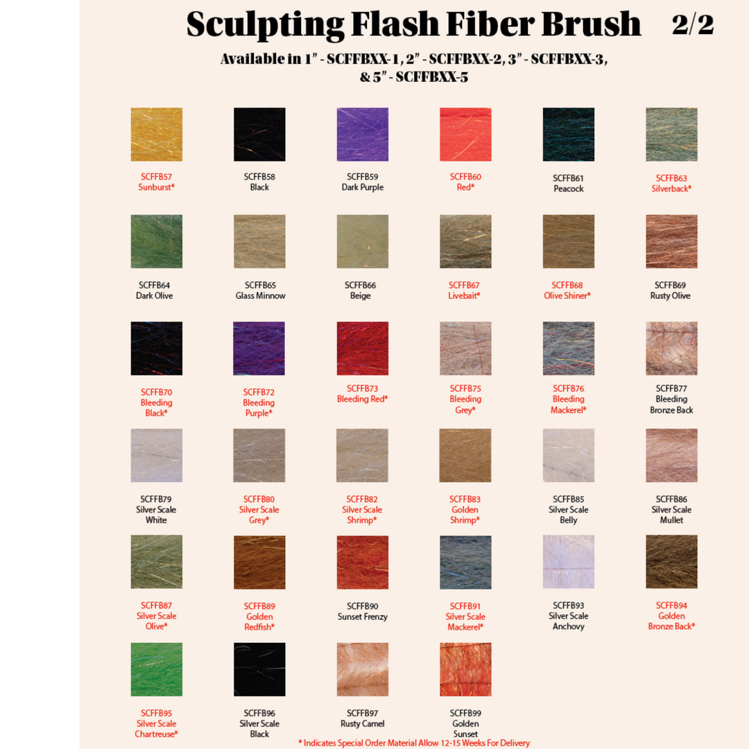 Sculpting Flash Fiber Brush 2" - SALE