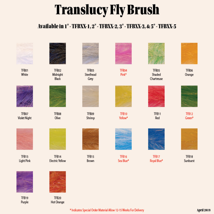 Translucy Fly Brush 1"