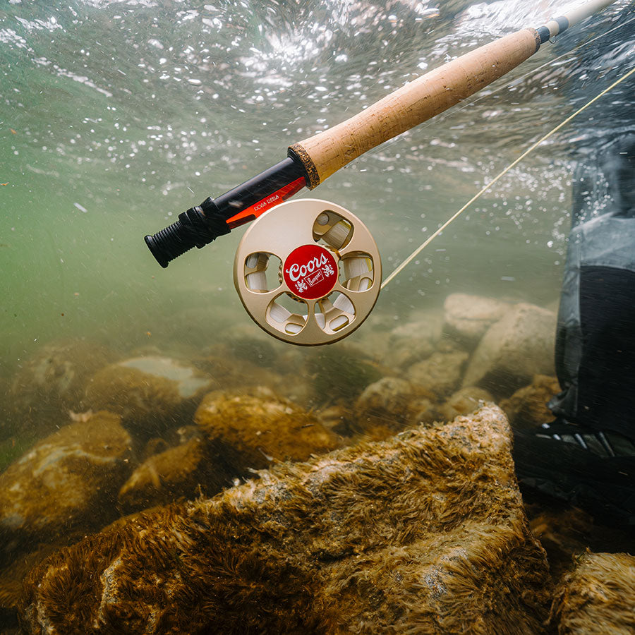 coors banquet fly fishing reel Ross Reels Edition Cimarron 7/8 a portion of proceeds is donated to Trout Unlimited to support river conservation and protect cold Coors Banquet Cimarron Creek