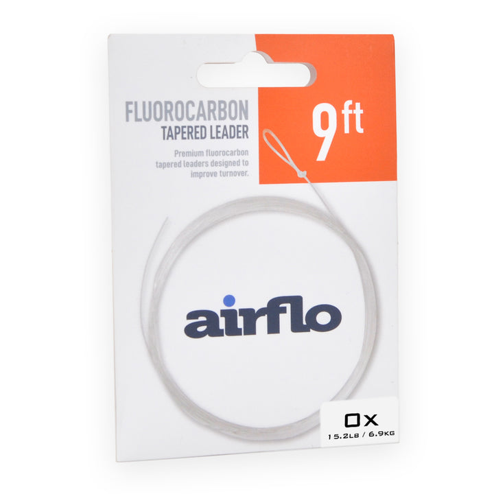 FLUOROCARBON TAPERED LEADERS - 9'