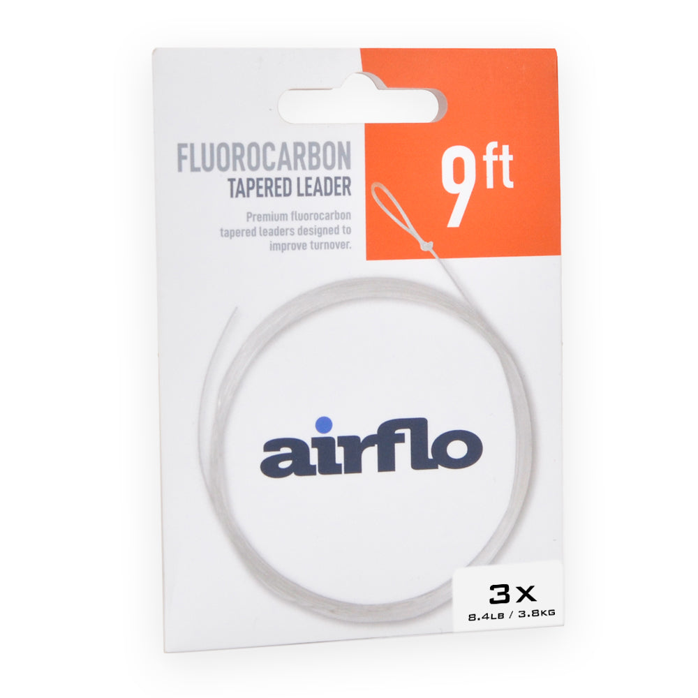 FLUOROCARBON TAPERED LEADERS - 9'