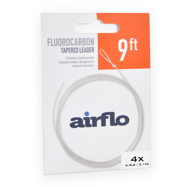 FLUOROCARBON TAPERED LEADERS - 9'